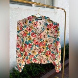 Zara Floral Blouse